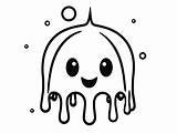 Slime Coloring Page For Kids  sketch template