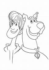 Easy Scooby Doo Coloring Pages sketch template