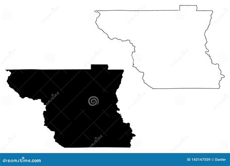 Colusa County, California Map Vector Stock Vector - Illustration of ...