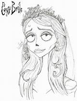 Printable Tim Burton Coloring Pages sketch template