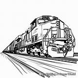 Freight Train Coloring Pages  Free & Printable sketch template