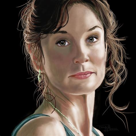 Lori Grimes - The Walking Dead Digital Drawing Painting by Femchi Art