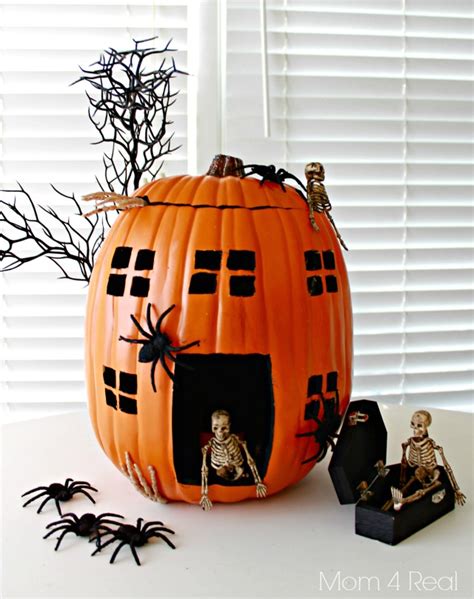 Pumpkin Decorating Ideas Using Foam Pumpkins (Funkins) - Mom 4 Real