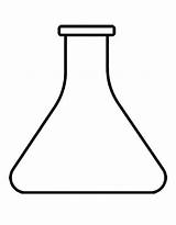 Beaker Science Coloring Page At Lillian Hecker Blog sketch template