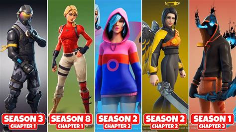 Evolution of All Starter Packs in Fortnite! (Chapter 1 Season 3 - Chapter 3 Season 1) - YouTube