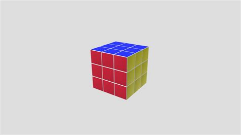 kubus rubik - 3D model by iwayandirgantara23 [8e853af] - Sketchfab