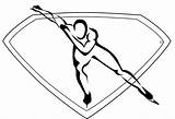 Speed Skating Coloring Pages Pdf Idea  Coloringfoldercom sketch template