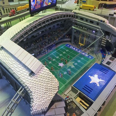 Watch Cowboys AT&T Stadium get built with a gazillion LEGO bricks