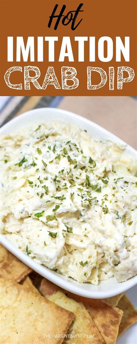 Hot Imitation Crab Dip with Cream Cheese