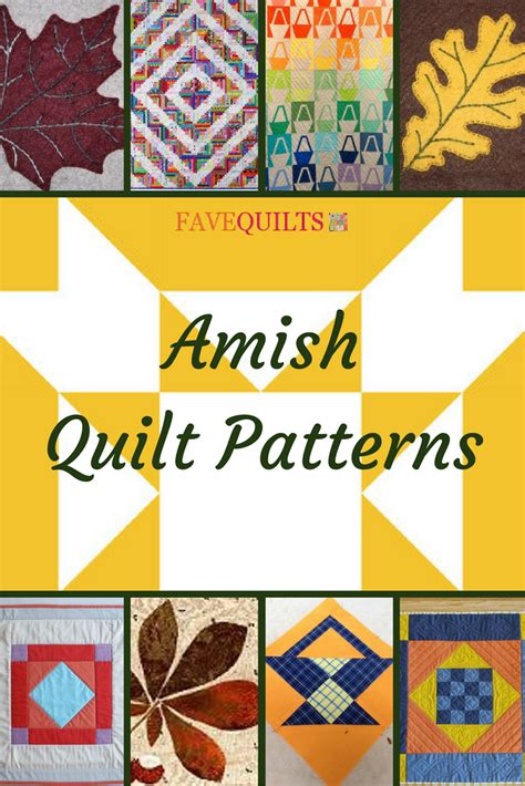 21 Amish Quilt Patterns | FaveQuilts.com