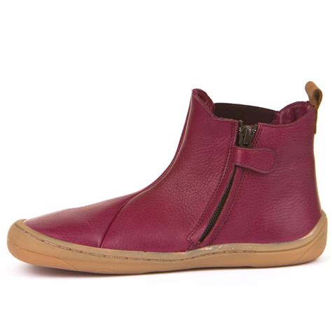 Froddo G3160136-2 Leather Barefoot Boots for Kids - Bordeaux - Sizes EU27 to EU35 - Simply Great ...