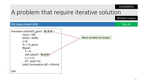 Performing Iterations in EES | PPT