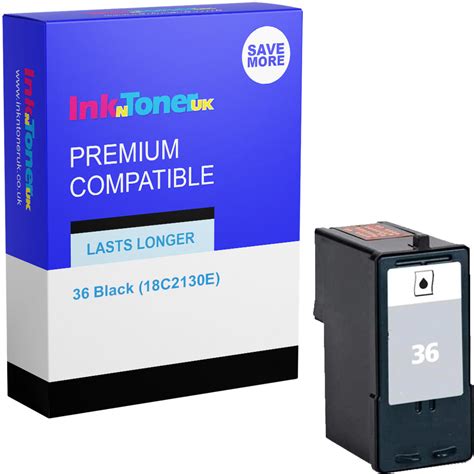 Premium Compatible Lexmark 36 Black Ink Cartridge (18C2130E) - Lexmark ...