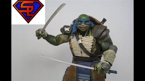 Teenage Mutant Ninja Turtles 2014 Threezero Leonardo 1/6 Scale Collectible Movie Figure Review ...