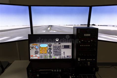 Fighter Aircraft Simulator Training Room Stock Photo - Image of learn ...