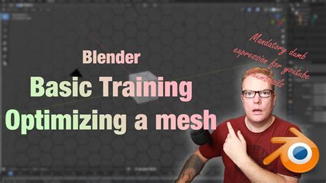 [Blender] Beginner training #10 Optimizing your mesh for animation ...