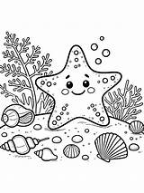Starfish Coloring Pages Free Printable 2023 sketch template