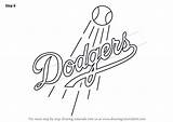 La Dodgers Baseball Coloring Pages Coloring sketch template