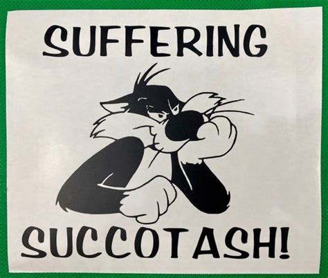 Sylvester Cat Suffering Succotash Vinyl Car Window Decal | Etsy | Car decals vinyl, Bumper ...
