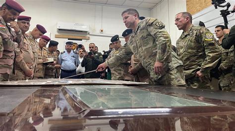 Iraqi forces visit Al Asad Airbase amidst rumours of US troop movements