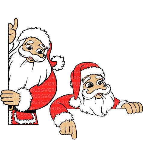 Santa Svg Santa Claus Svg Santa Clipart Christmas Svg - Etsy