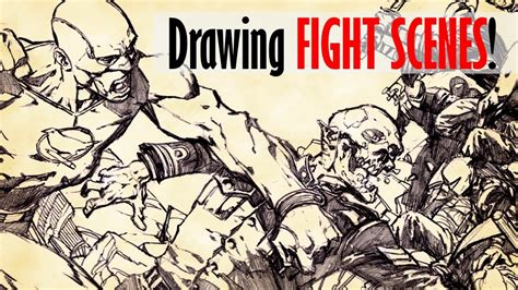 Comic Fight Scene Drawing : Fight Drawing Poses Scenes Fighting Anime ...