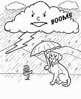 Thunder Coloring Pages sketch template