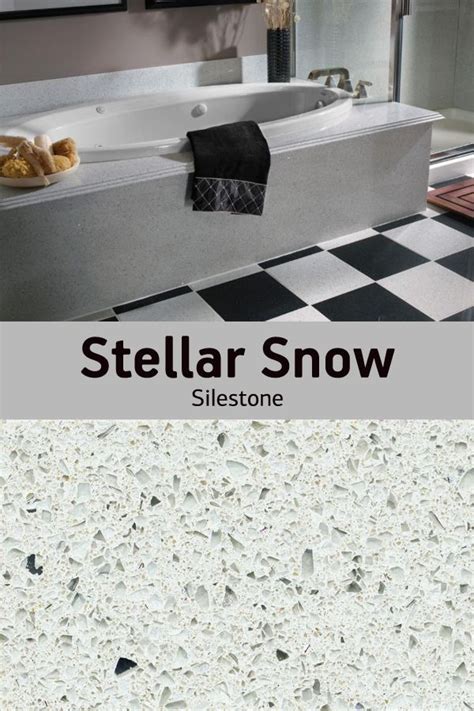 Find master bathroom or kitchen ideas and inspiration with Stellar Snow ...