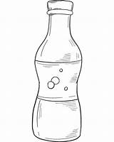 Soda Bottle coloring Page  ColouringPages sketch template