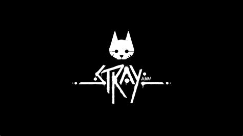 Stray Logo Wallpaper - Cat with Monocle