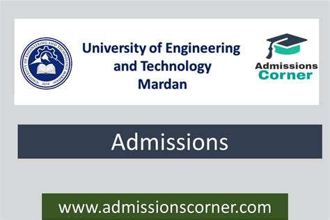 University of Engineering and Technology UET Mardan Admissions Fall 2024