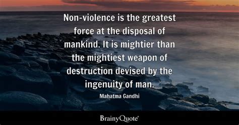 Gandhi Quotes On Non Violence - Ilka Randie