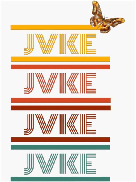 "jvke" Sticker for Sale by SMISTORE | Redbubble