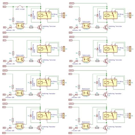 5v 8 Channel Relay Module Pinout Features Working Applications | Images ...