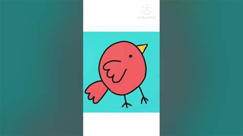 how to draw baby bird #drawing #simpledrawing #youtubeshorts #viral # ...