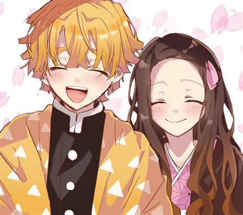 Zenitsu and Nezuko by reiterate_ : r/KimetsuNoYaiba