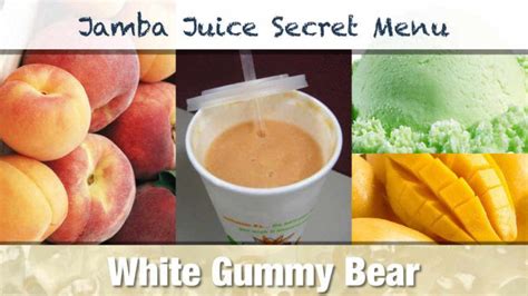 Jamba Juice Secret Menu White Gummi Bear Smoothie Recipe | Recipe in ...