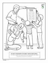 Children Obey Your Parents Coloring Page Pages sketch template
