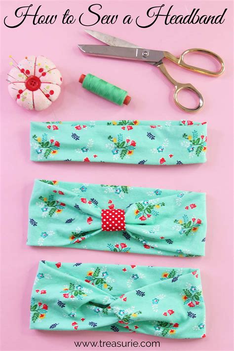 How to Make a Headband (Free Sewing Pattern) 3 STYLES | TREASURIE