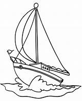 sailboat coloring Page  Boat Drawing Coloring Pages Sea sketch template