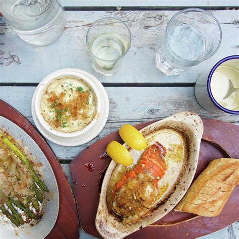 Grilled Lobster With White Bread And Asparagus Photograph by Eva ...