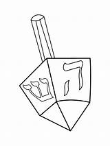 Dreidel Symbol Coloring Page  Free Printable Pages For Kids sketch template