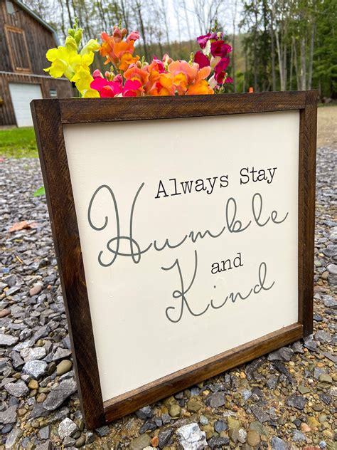 Humble and Kind Sign Farmhouse Nursery Sign Farmhouse | Etsy