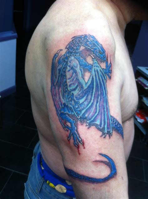 blue dragon tattoo | blue dragon tattoo | Steve Guthrie | Flickr