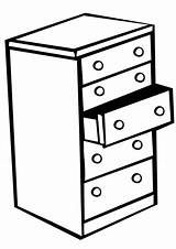 Dresser Coloring Page sketch template