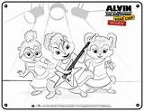 Alvin And The Chipmunks Free Chipettes Printable Coloring Page  Mama sketch template