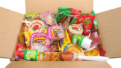 Buy Mexican Candy Mix Box (100 Pieces) Obleas Duvalin Vero Pulparindo Cucharita Pelon Indy ...