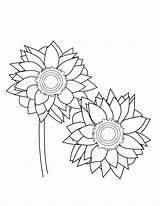 Free Printable Sunflower Coloring Pages For Kids sketch template