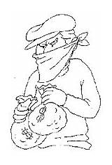 Bank Robber Coloring Coloring Pages sketch template