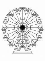 Ferris Wheel 6 Coloring Page  Free Printable Pages For Kids sketch template